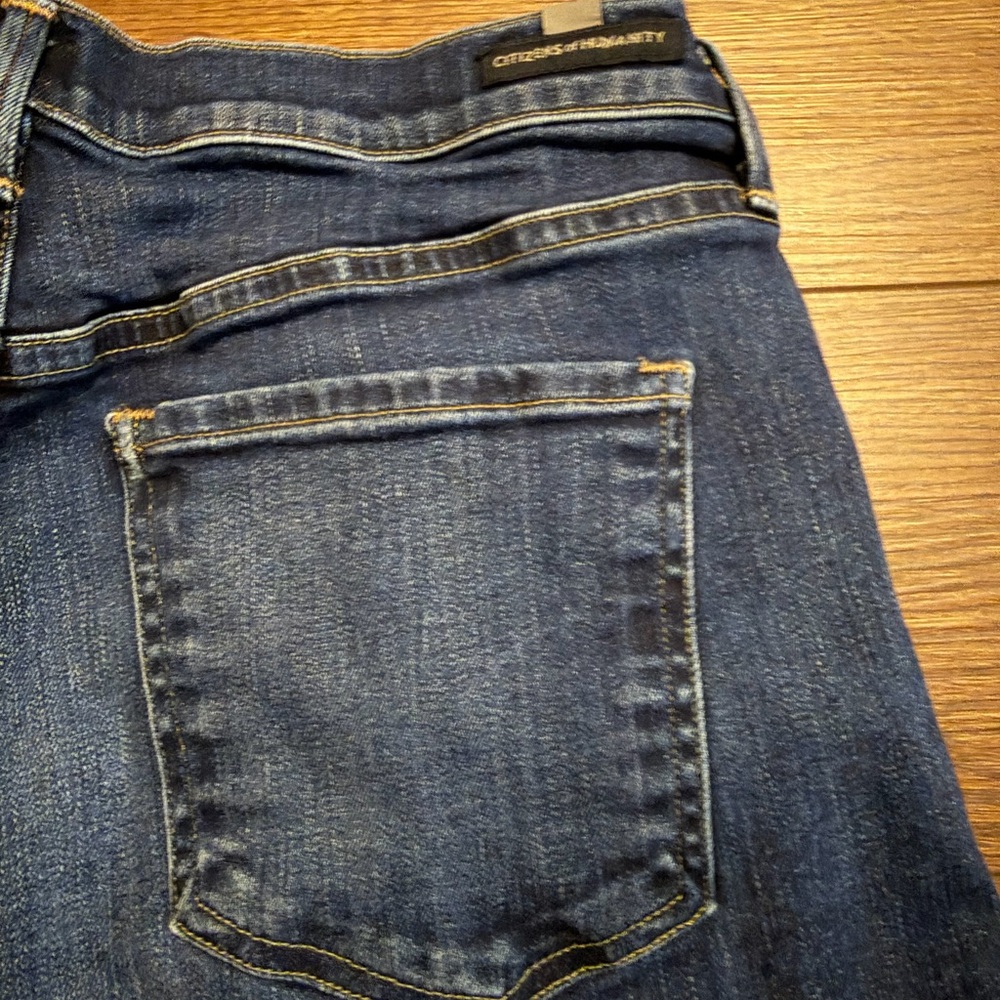 COH Emerson Slim Boyfriend 27" Button Fly Cropped Ankle Jeans Blue Ridge size 29 - Picture 14 of 14